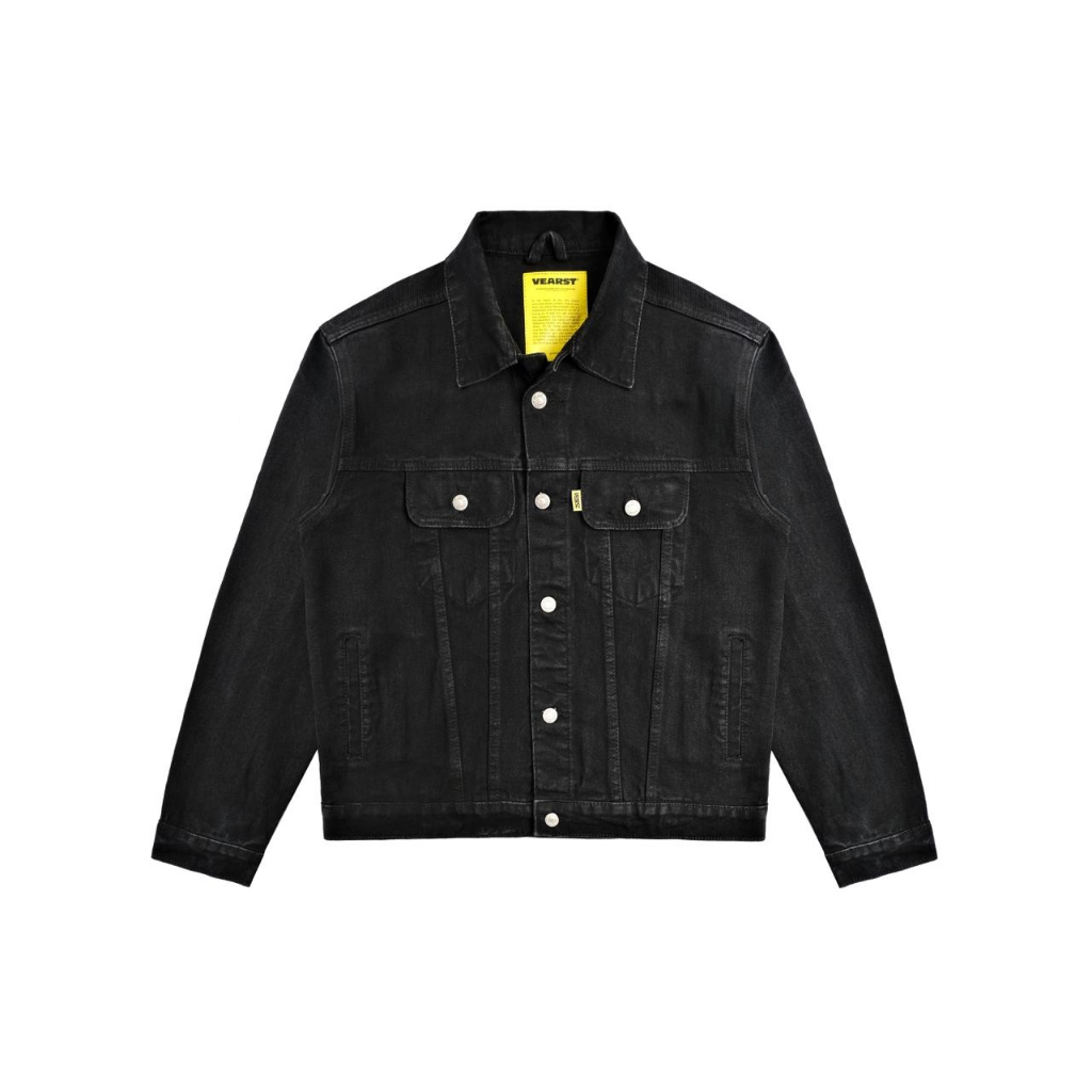 Vearst Denim Jacket Trucker Duin Black Washed