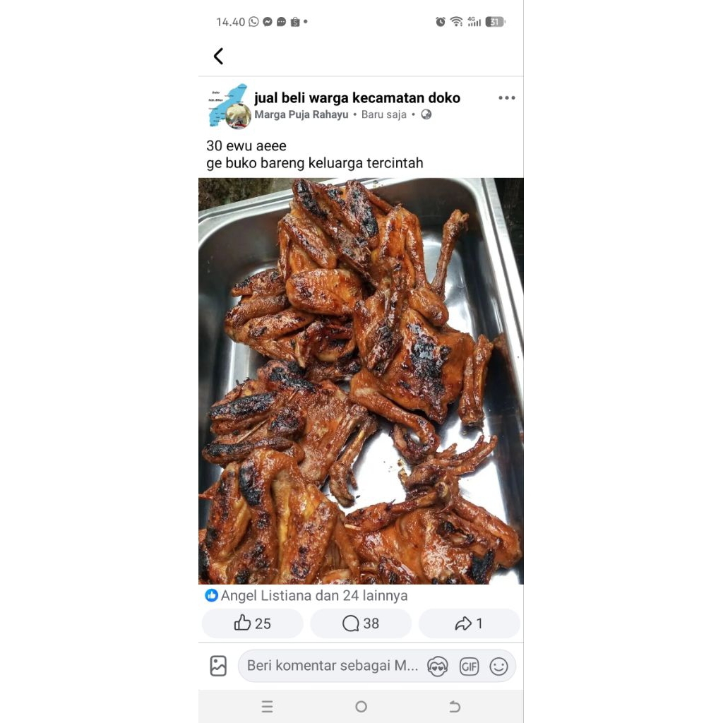 ayam bakar kampung