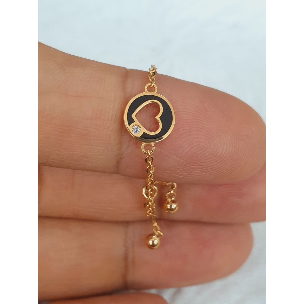 cincin millie molly serut emas 70 % 700 70 % variasi love 16k