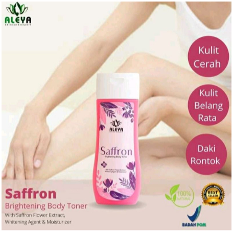 Body toner Saffron brightening aleya