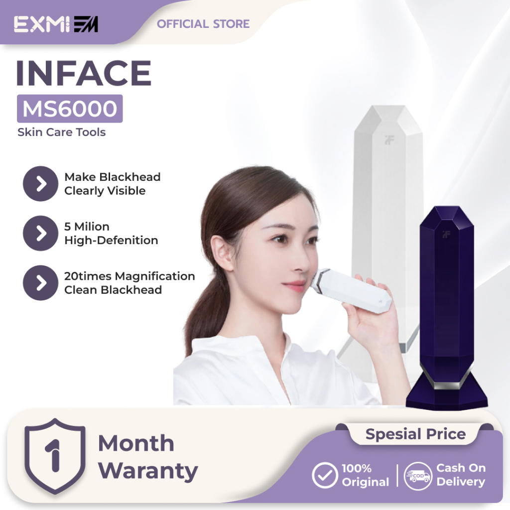 InFace RF Massager MS6000 |  Alat Pijat Wajah Elektrik | RF Infrared Beauty Device