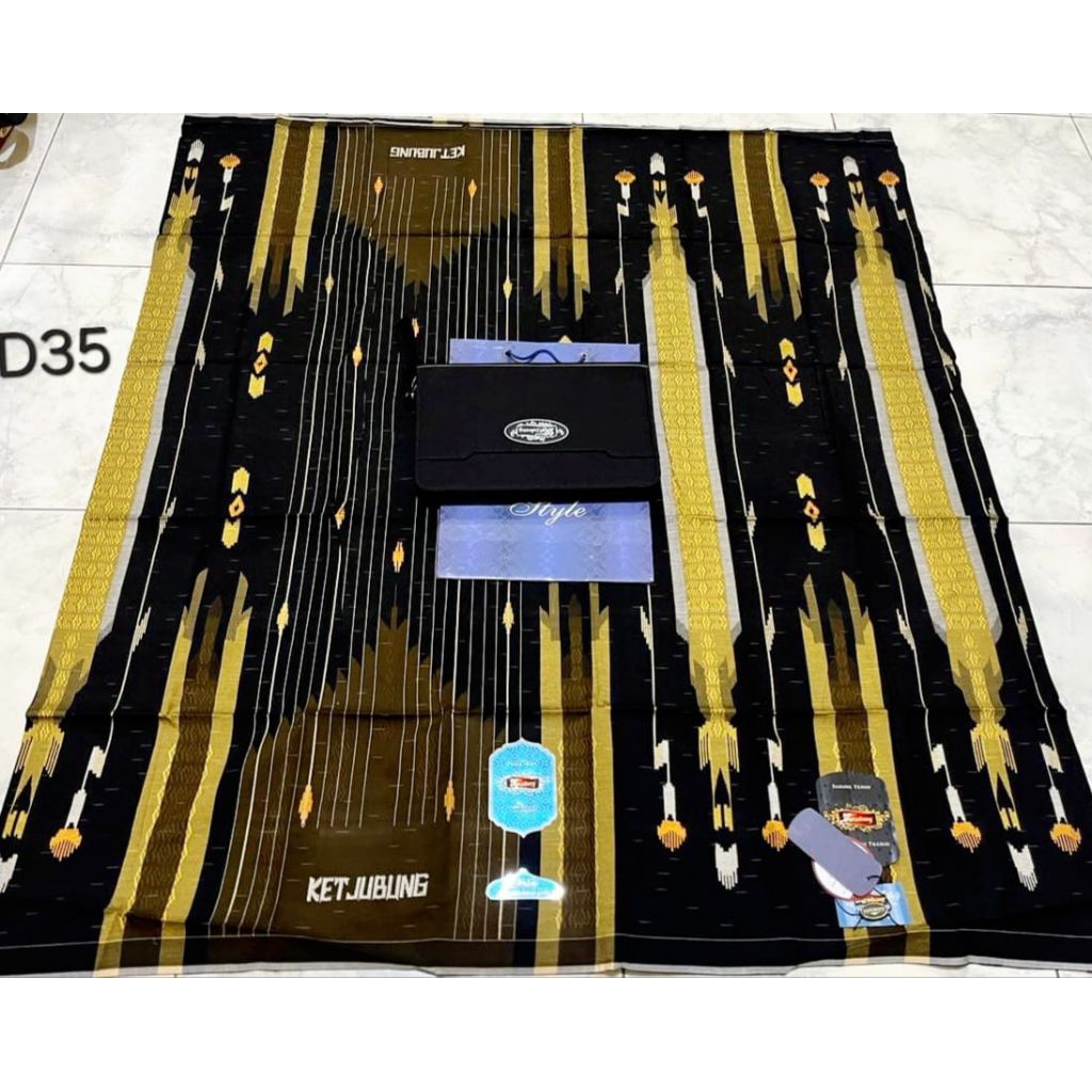 SARUNG KETJUBUNG SKP,SCP,SGD,SKG GOLD ATBM TERBARU