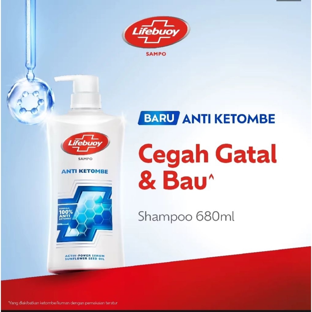 Lifebuoy Shampoo Anti Danduff 680Ml (Shampoo Lifebuoy Anti Ketombe)