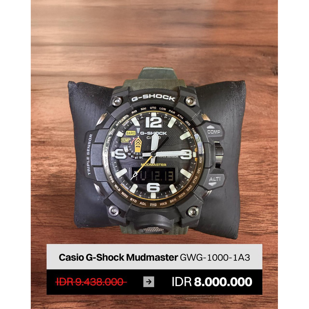 Casio G-Shock Mudmaster GWG-1000-1A3