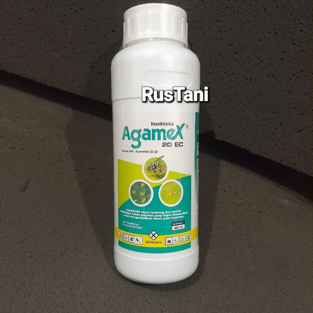 Insektisida AGAMEX 20EC 400ml bahan aktif : Abamektin 20g/l