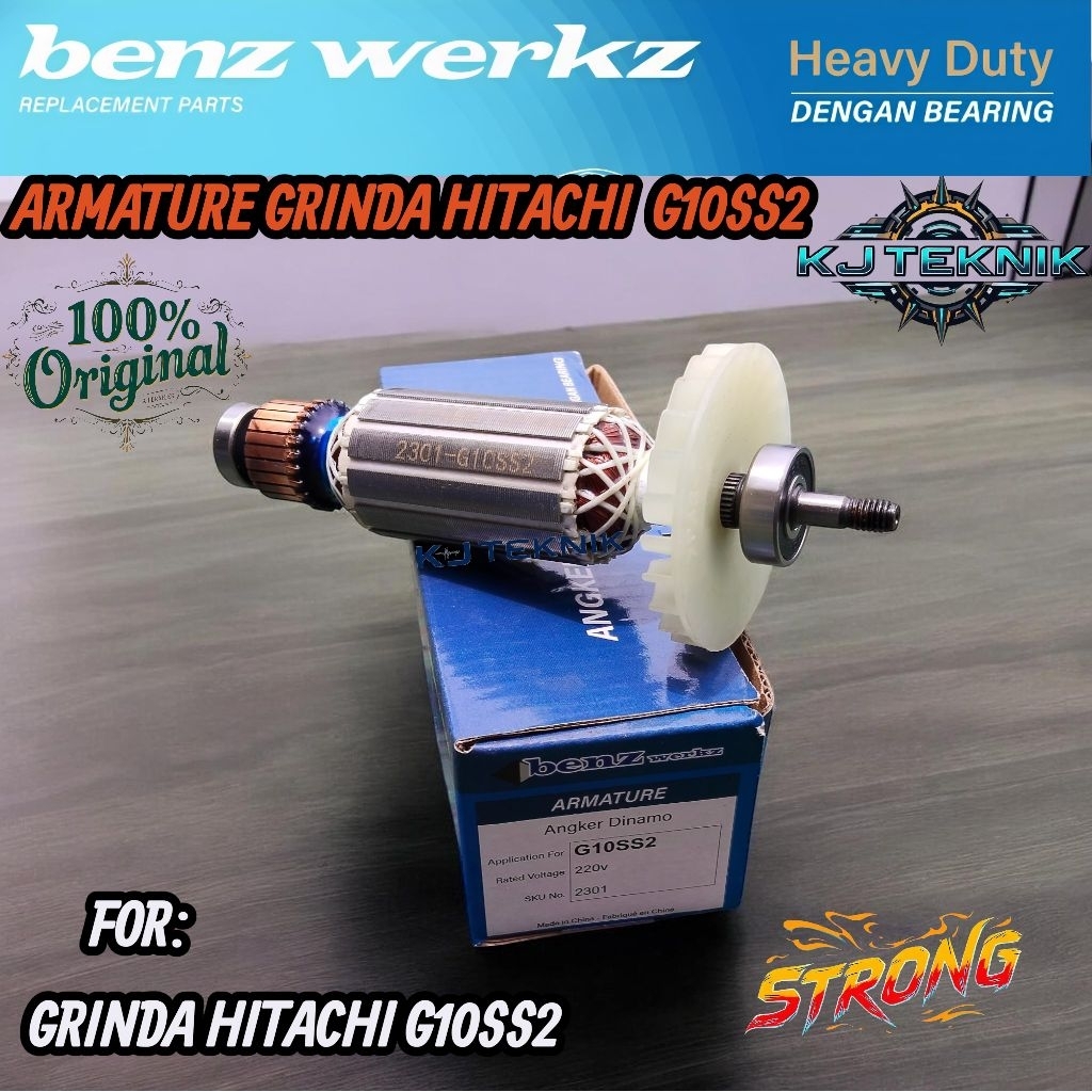 Benz Armature Angker Dinamo Mesin Grinda HITACHI G10SS2/Armatur Angker Benz Grinda HITACHI G10SS2