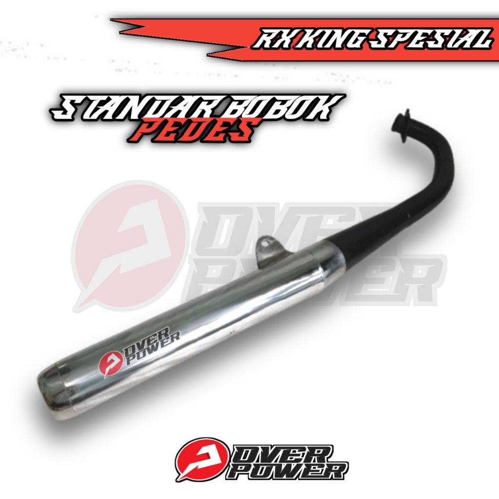 KNALPOT RX KING SPESIAL STANDAR BOBOK PEDES KERAS ORIGINAL OVER POWER BUKAN BOBAN AITECH