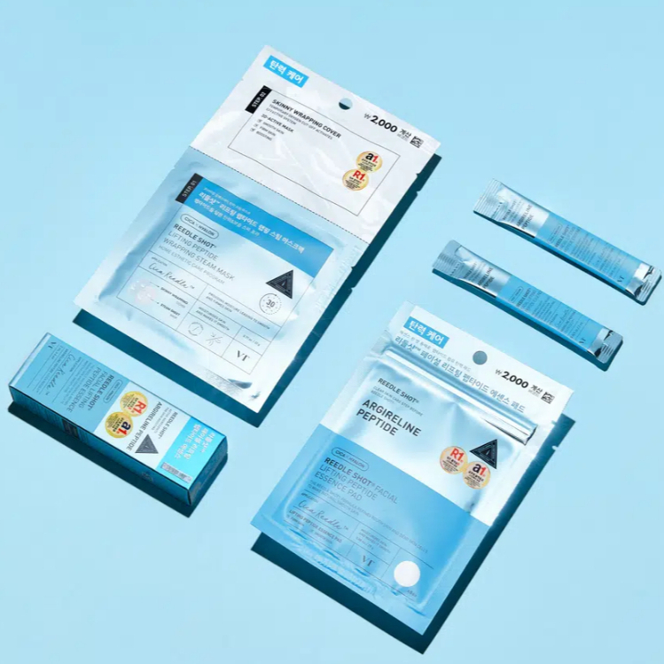 VT Reedle Shot Argireline Peptide Facial Lifting Peptide Essence Skincare Line | Serum Korea