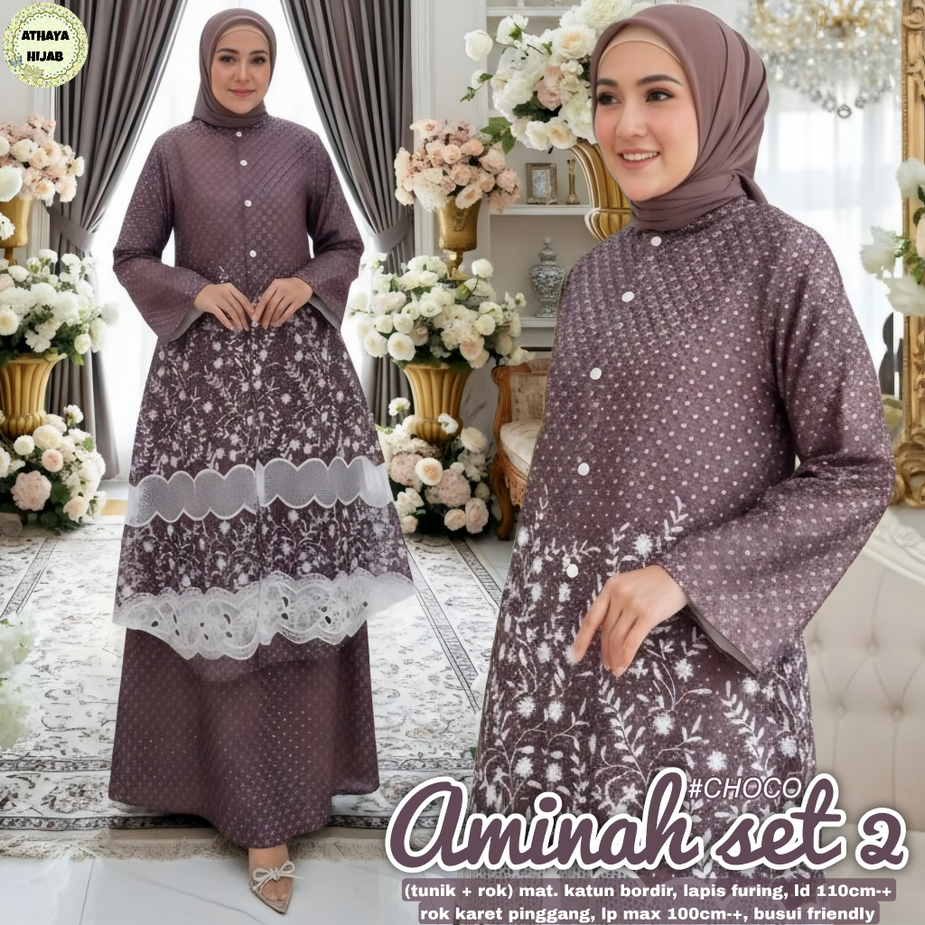 Set Gamis Muslimah Gamis Lebaran Wanita Terbaru 2026 Baju Pengajian Ibu Pernikahan Set Gamiss Hijab 