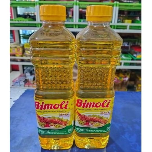 Minyak Bimoli kemasan botol 620ml