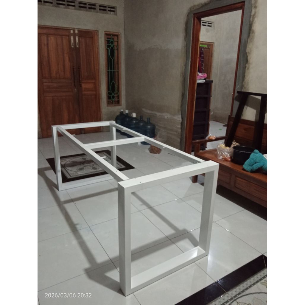 kaki meja besi holo 4x8 minimalis termurah
