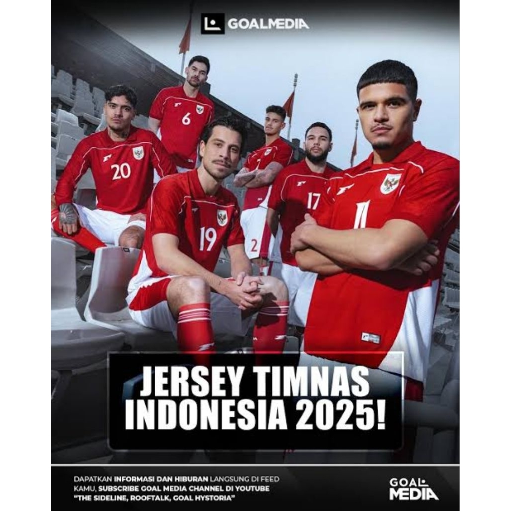 Jersey Timnas home 2025, BNWT, PI