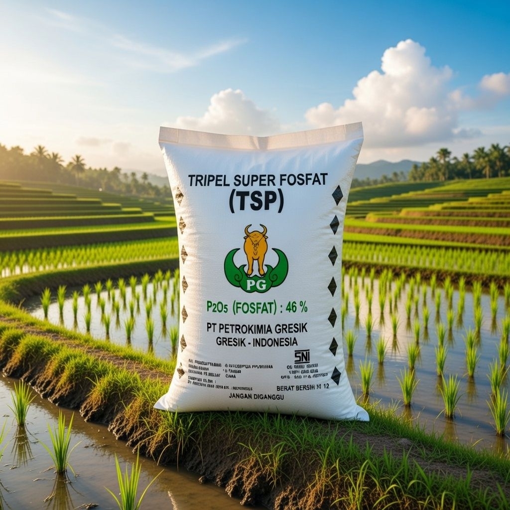 Pupuk Super Fospfat Granular kemasan 5 kg