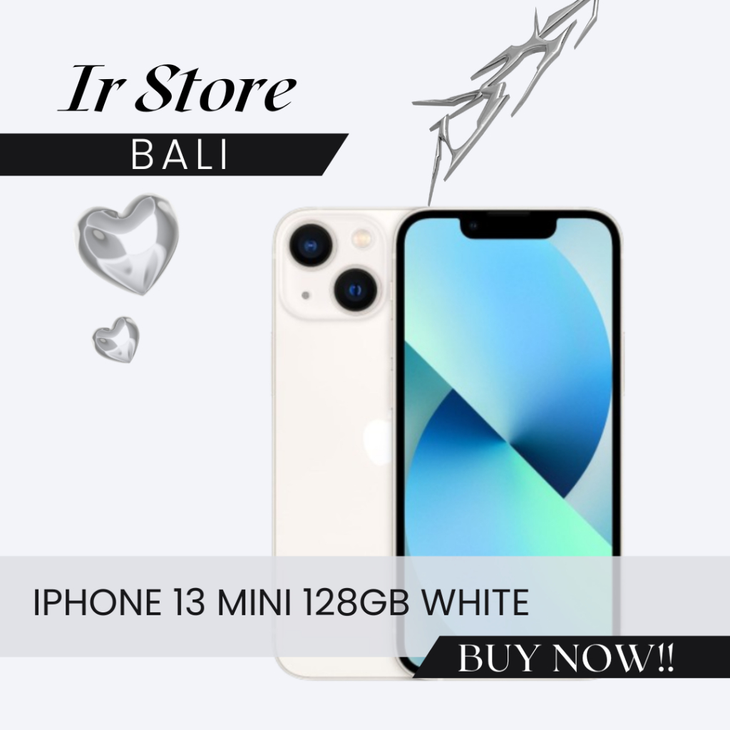 IPHONE 13 MINI 128GB WHITE ORIGINAL EX IBOX BH89  MINUS BATRE