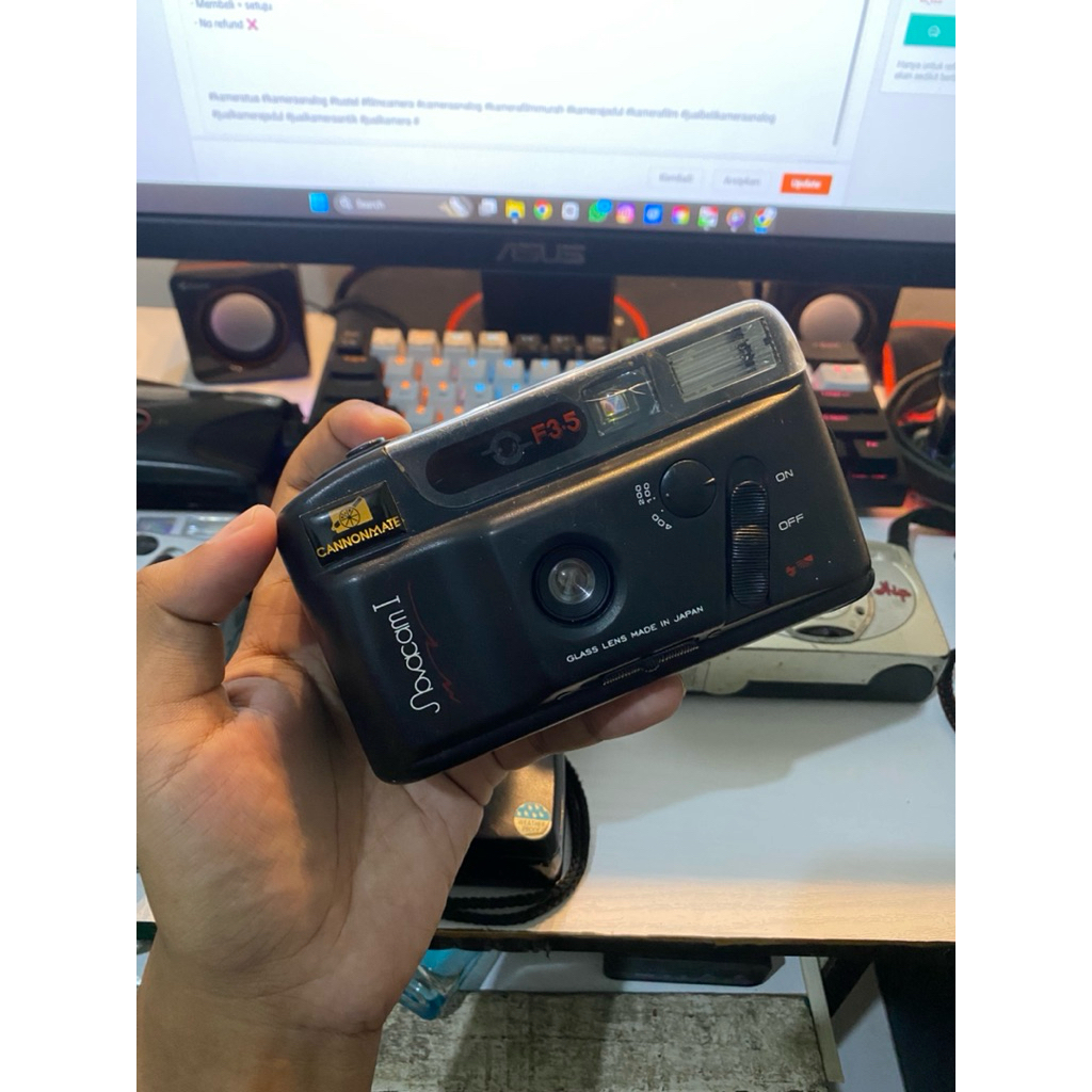 Kamera Analog Cannon Mate Novacam I F3.5 Glass Lens Made In Japan