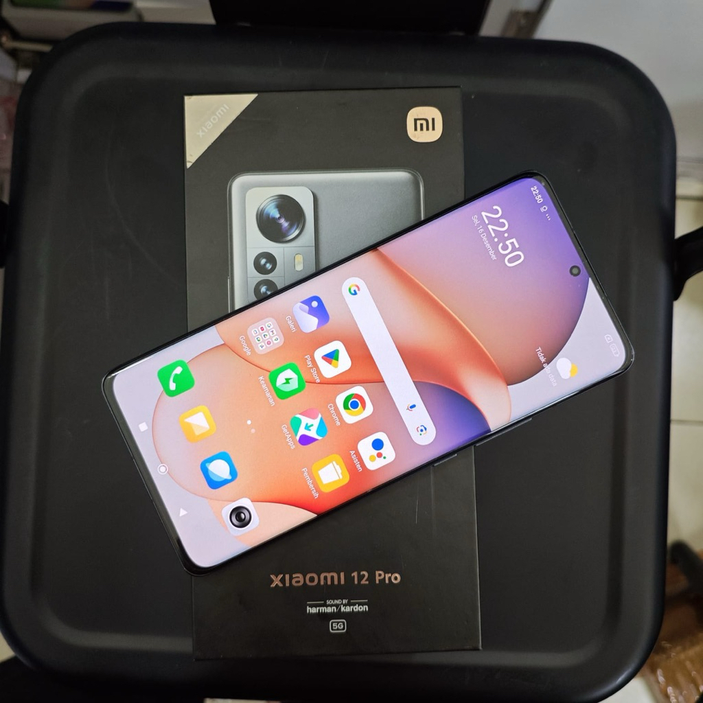 Xiaomi 12 pro ram 12/256 second fullset original resmi termurah