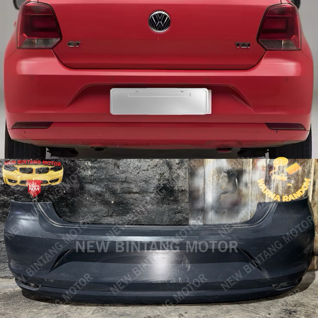 Bumper belakang VW Polo Volkswagen Polo TSI 2014 2017 original