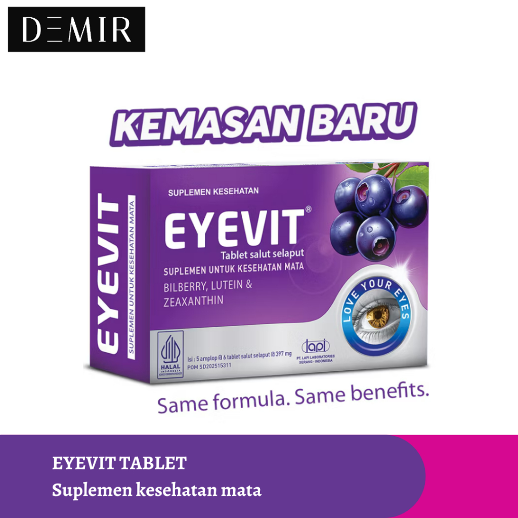 Eyevit Tablet Vitamin Mata / Memelihara Kesehatan Mata