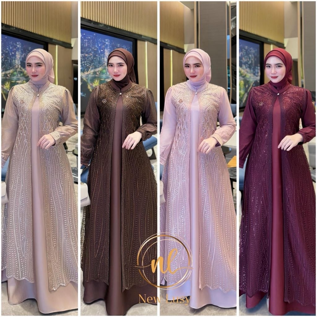 New Gamis Aswan By New Lusy//Madinah.ras Best Seller