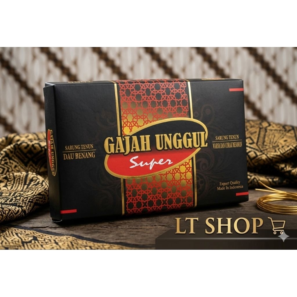 Sarung Tenun Gajah Unggul Super