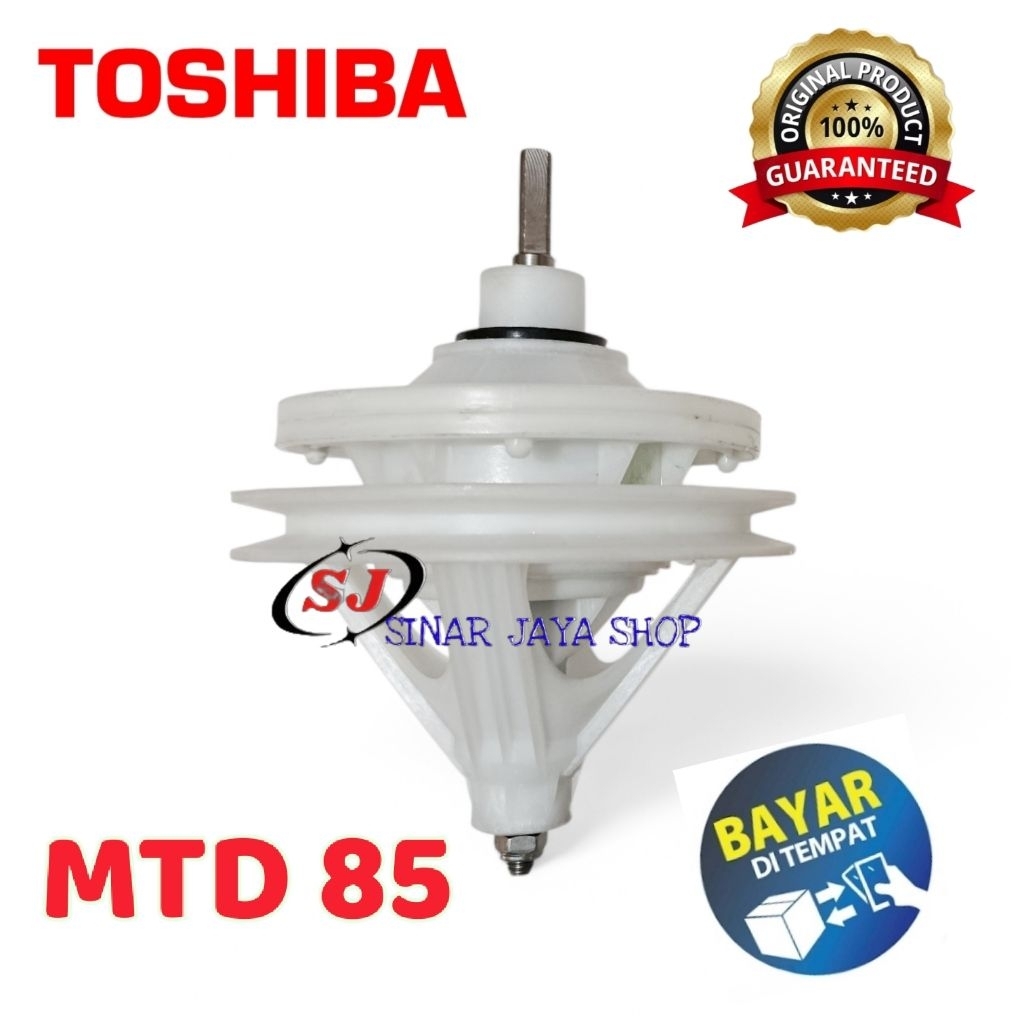 Gearbox / Girbox Mesin Cuci TOSHIBA 2 Tabung As Kotak MTD85