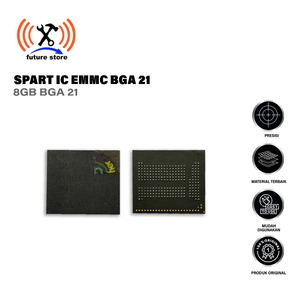 IC EMMC KMFN KMFNX 1/8 BGA 221 IC EMMC J1 ACE TESTED