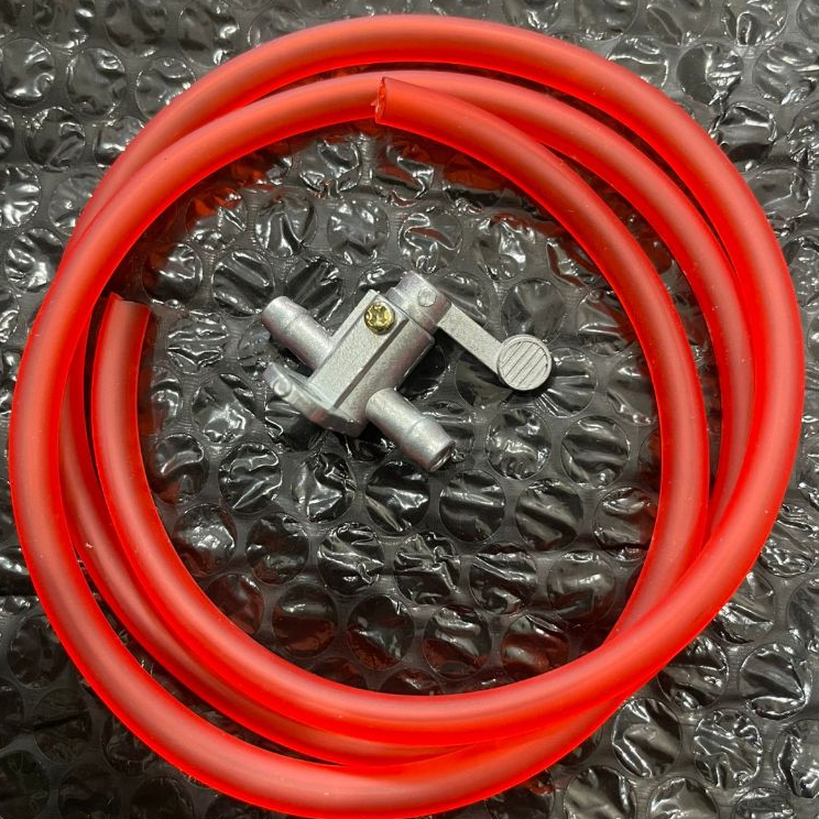 SELANG BENSIN 100 CM+KRAN UNIVERSAL SELANG BENSIN GERMAN QUALITY ORIGINAL KRAN BENSIN UNIVERSAL SELA