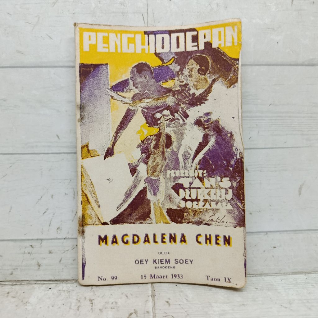 Majalah Sastra lama Penghidoepan Tinghoa/Melayu edisi 15 Maret 1933 No. 99