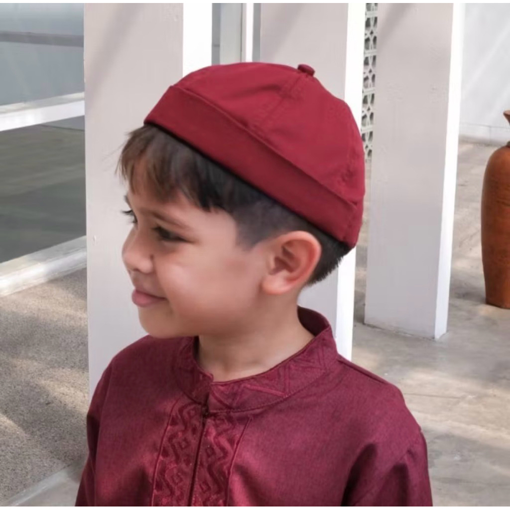 MIKI HAT - Peci Kopeah Topi Anak Bordir Alat Sholat Lucu Murah Keren Cowo Kopiah bayi Peci lebaran
