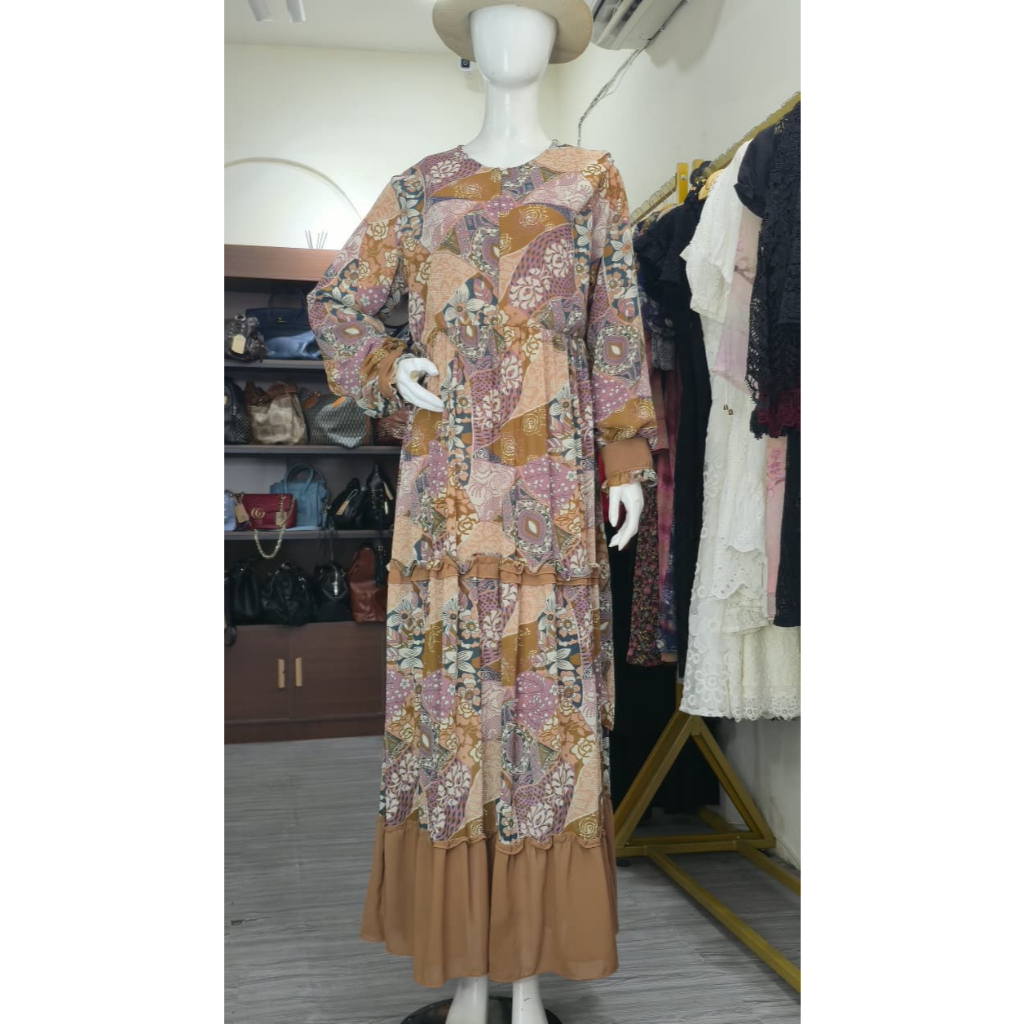 Gamis baru last collection limited stock baju muslim gamis katun satin model terbaru cocok untuk baj