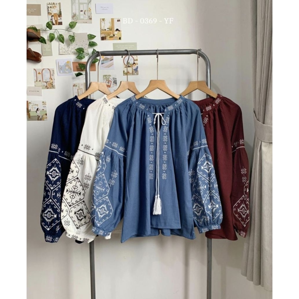 Atasan Bohemian Bordir/Atasan Bohe Bordir