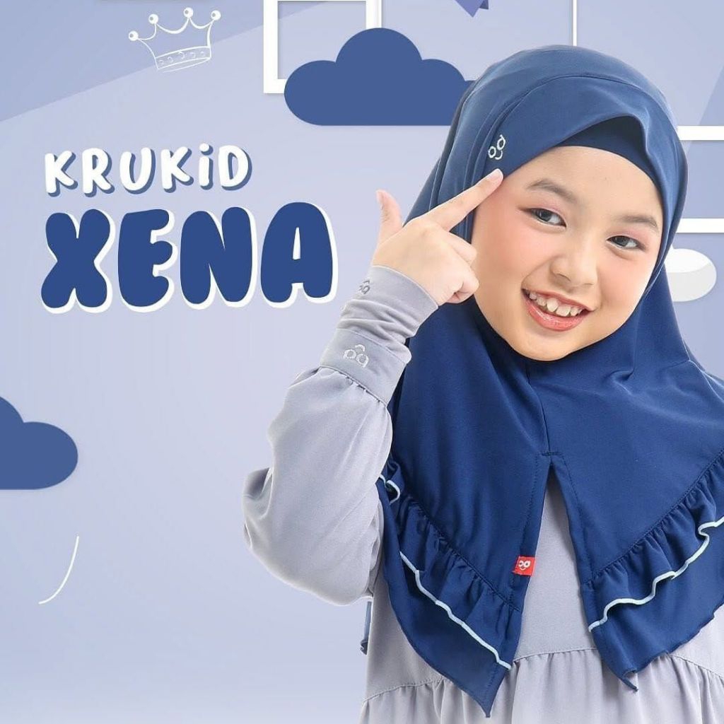 Rabbani - Krukid Xena / Kerudung Kids / Hijab instan Anak Rabbani Ori