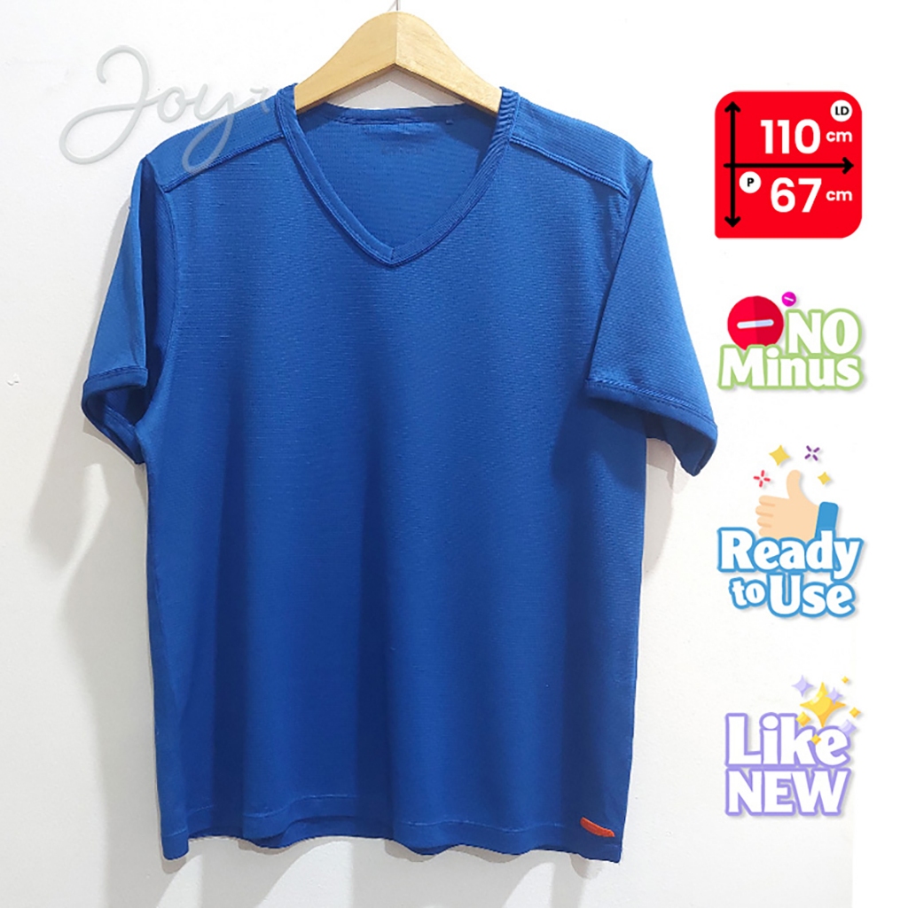 Kaos Lengan Pendek Wanita Polos Uniqlo Sport - XL