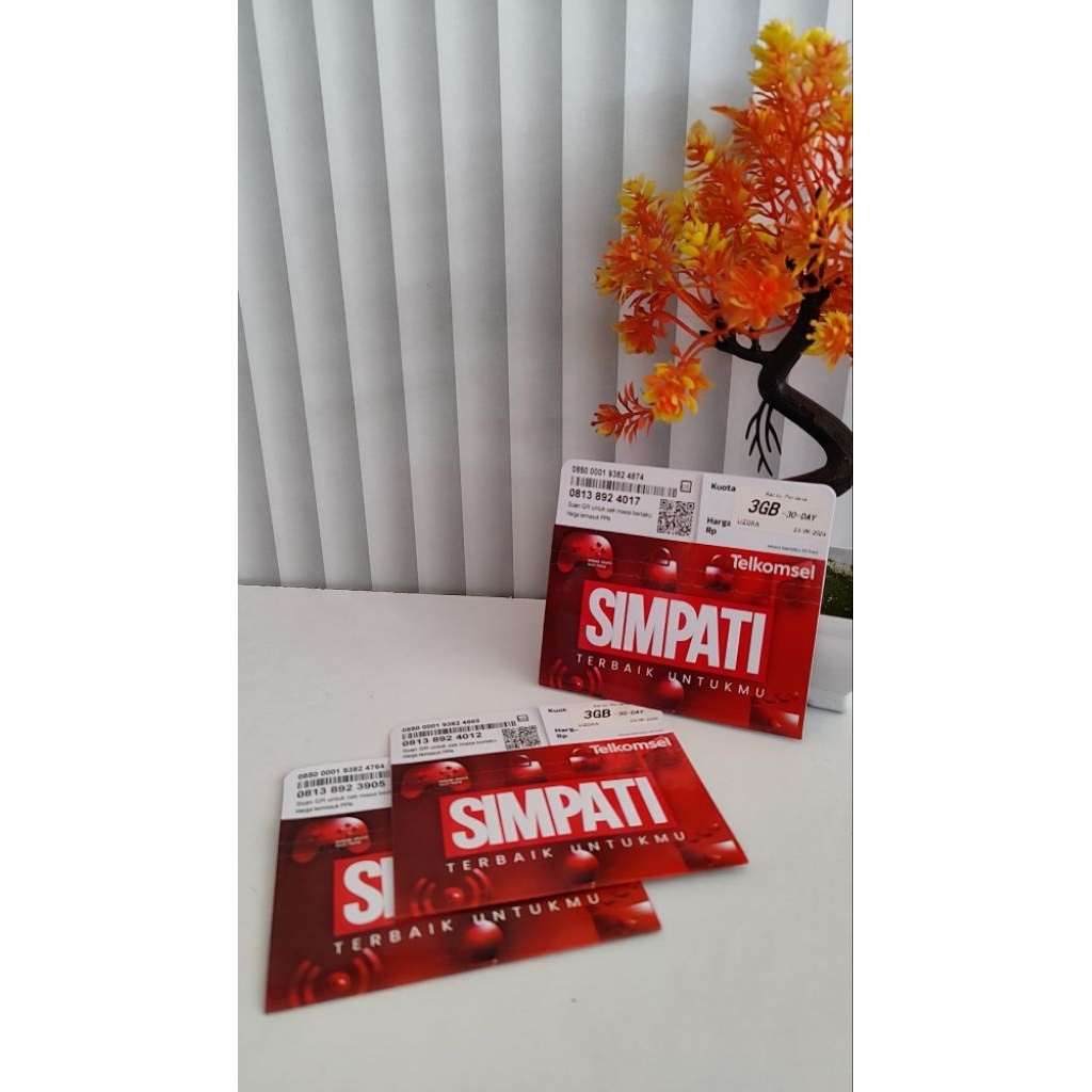 Kartu perdana telkomsel 3GB SEGEL Khusus JABAR BALI NUSA