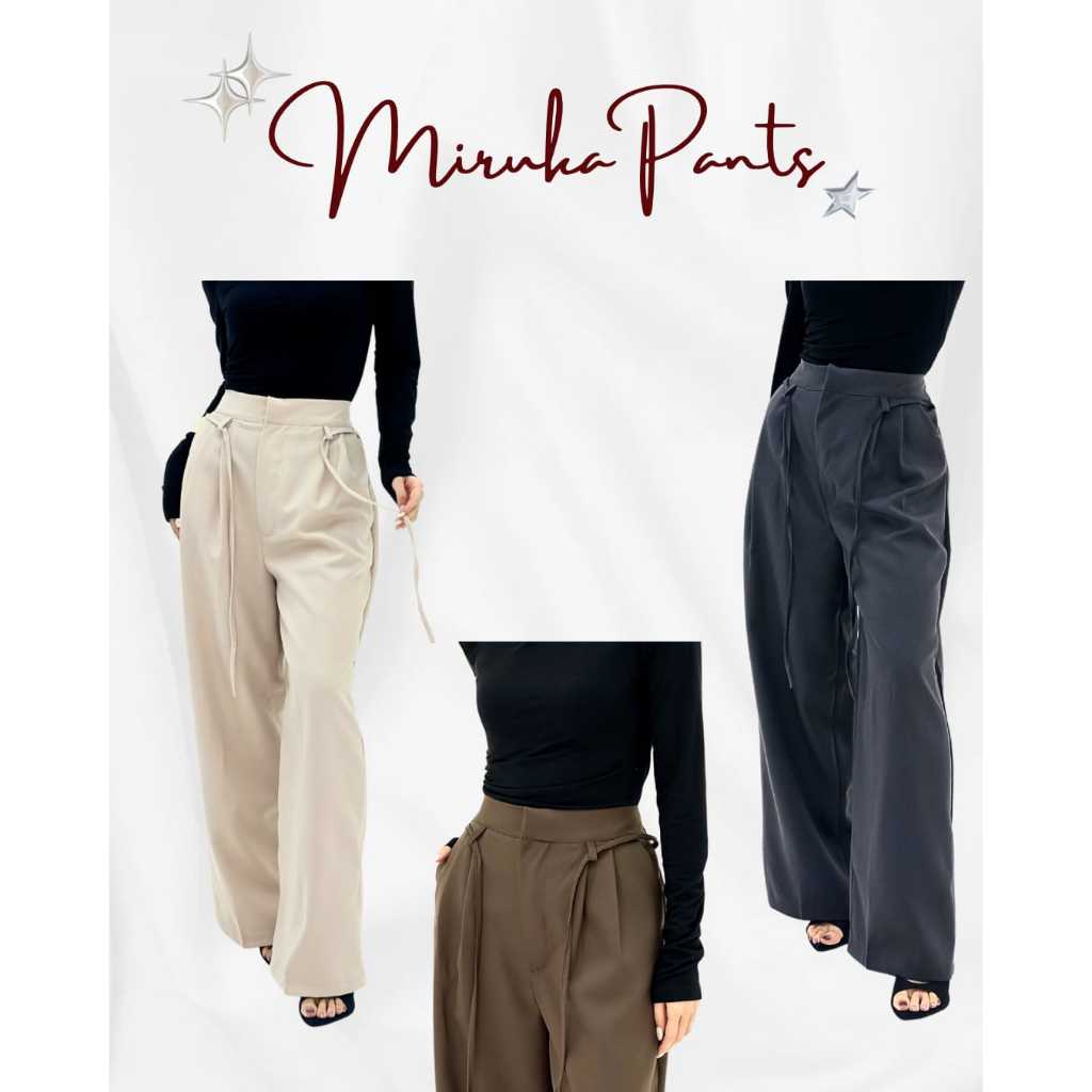 MIRUKA PANTS BY CATCHI I PANTS VERSATILE FOR EVERYDAY ELEGANCE