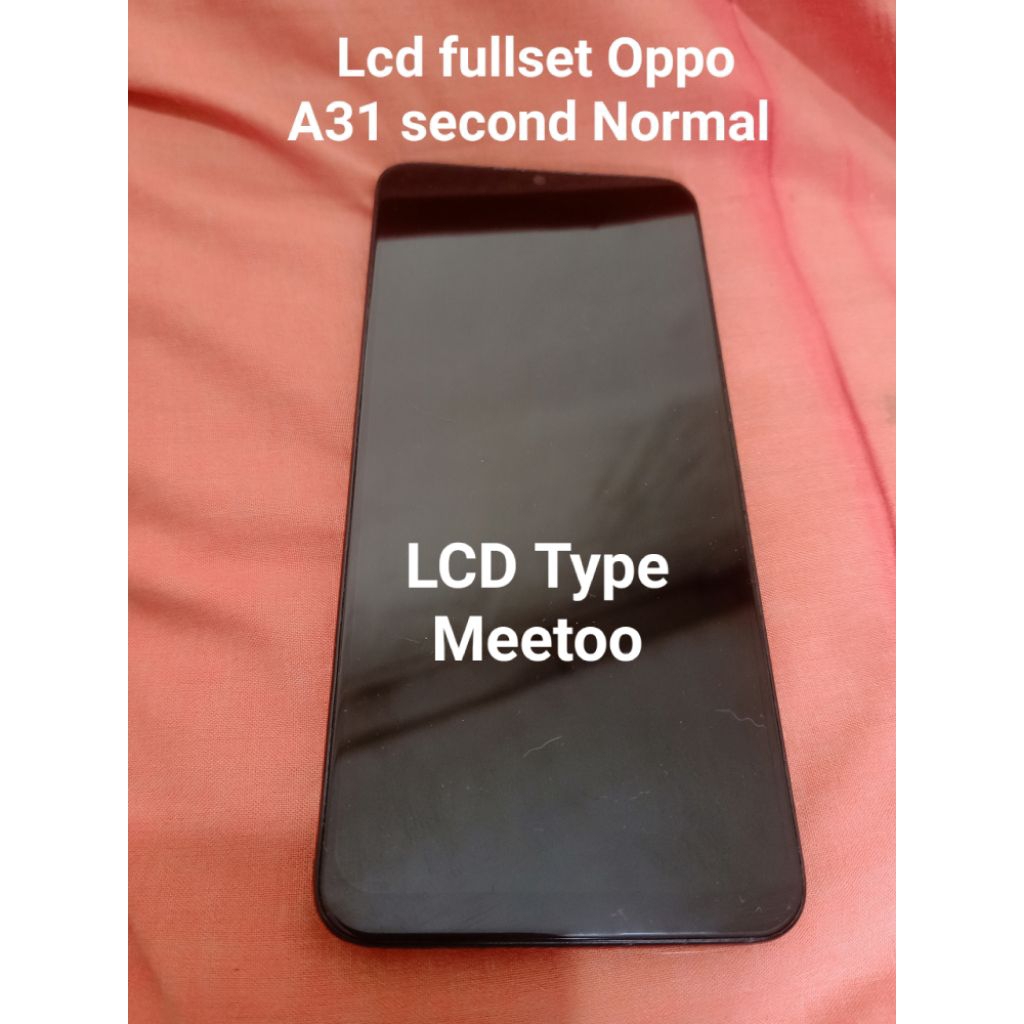Lcd fullset plus frame Oppo A31 2020 Second Normal lcd Touchscreen kwalitas OEM garansi