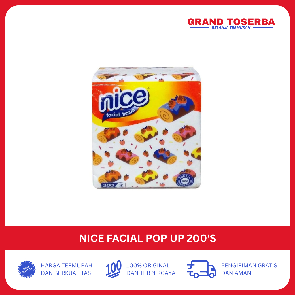 Tissue Nice Facial Pop Up 200's