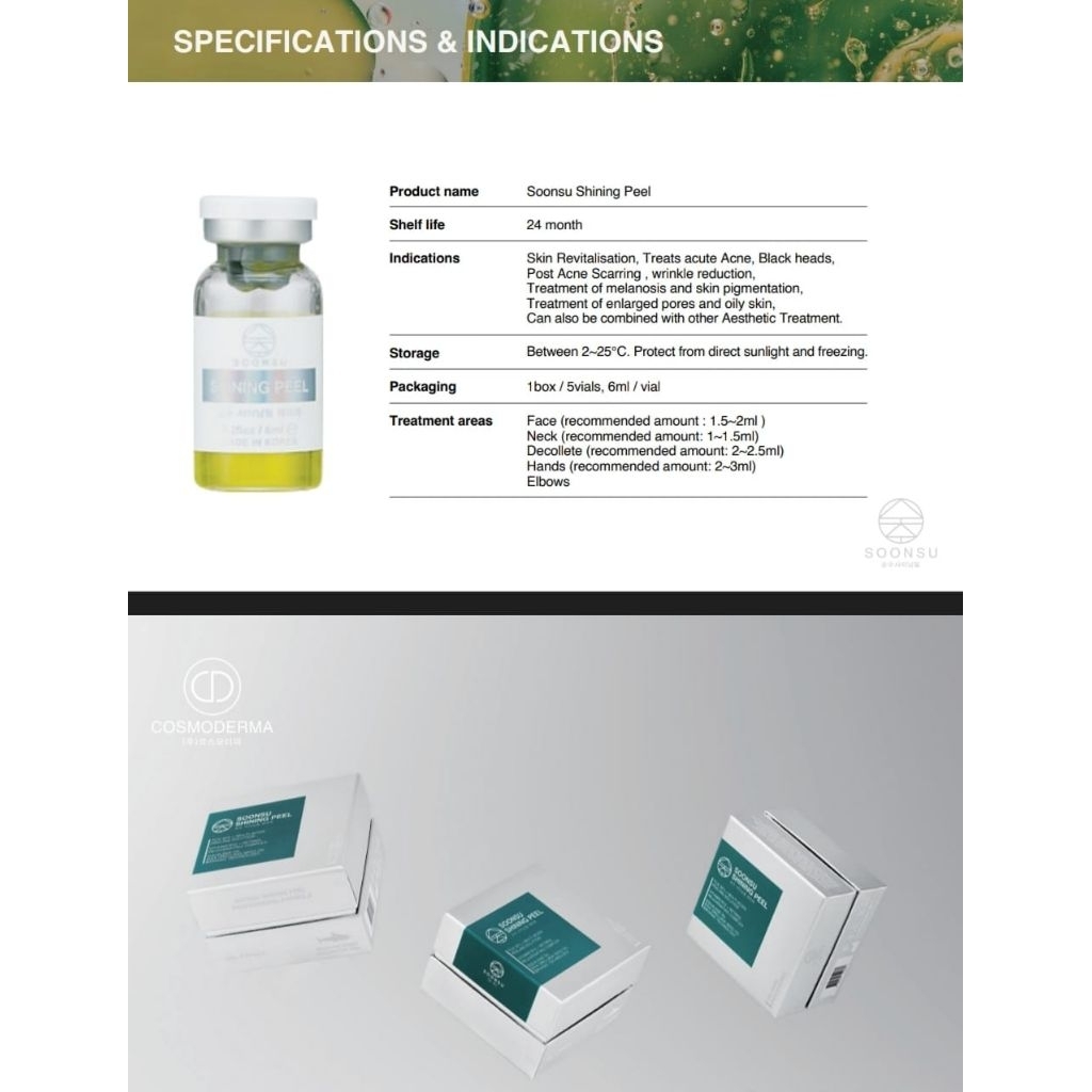 SOONSU SHINING PEEL (CHEMICAL PEELING BIPHASIC TECHNOLOGY)