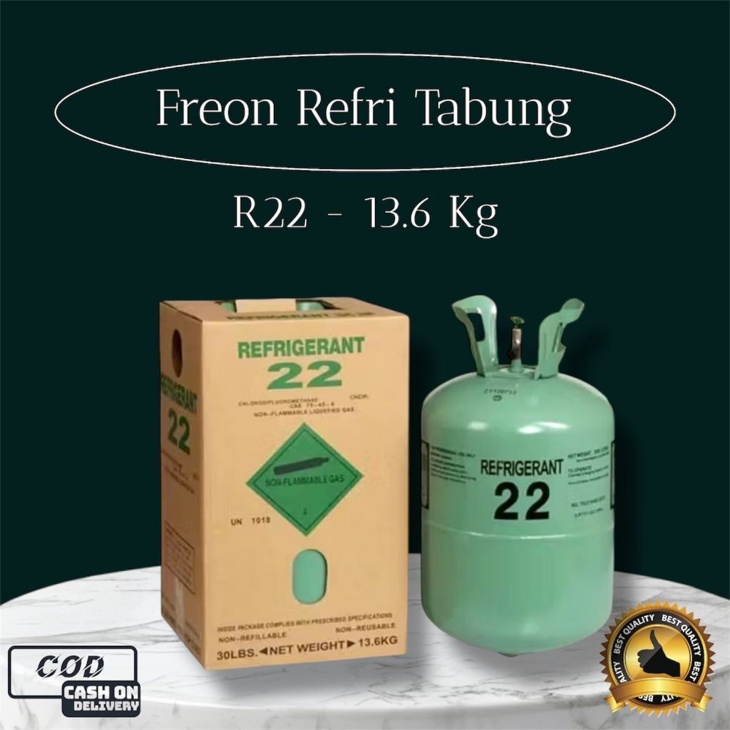 Freon Refri R22 Tabung - Berat 13.6 kg // Freon Refri R22