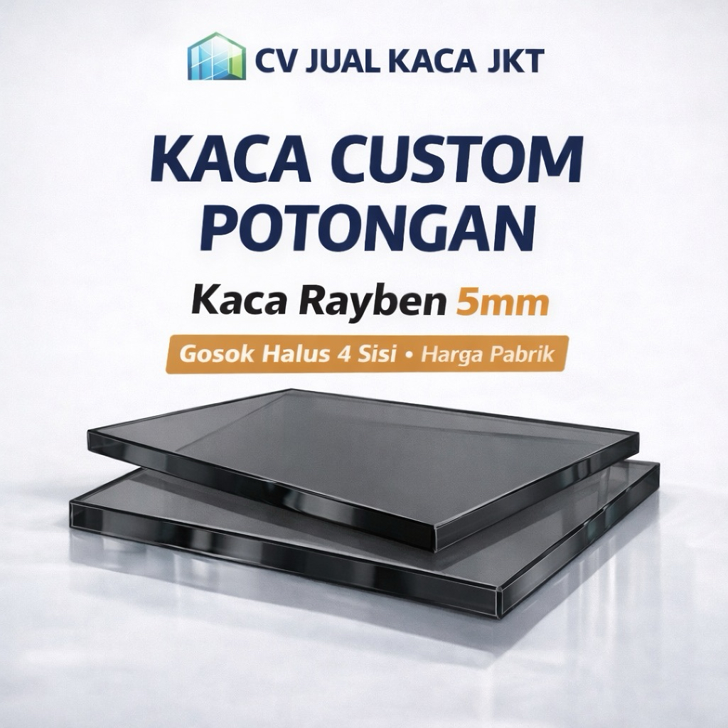 Kaca Rayben 5 mm ASAHI ( Kaca Euro Grey )