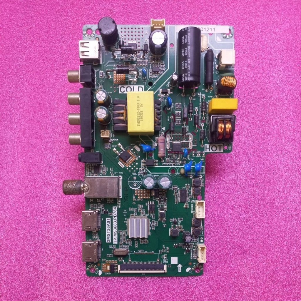 MB MainBoard Tv Led TCL 32B3/L32D3000B Soket Besar