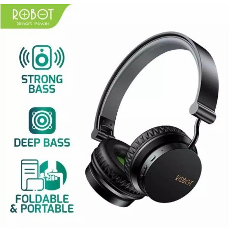 Headphone Headset BLUETOOTH WIRELESS ROBOT H10