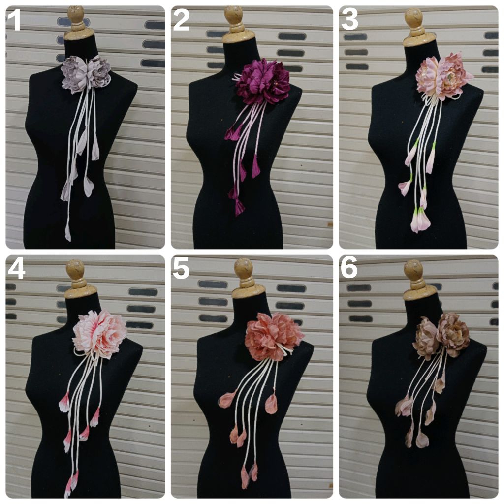 Korsase Gaun, Bunga Korsase, Bunga Korsase Bahu/Aplikasi Bunga Aksesoris Gaun