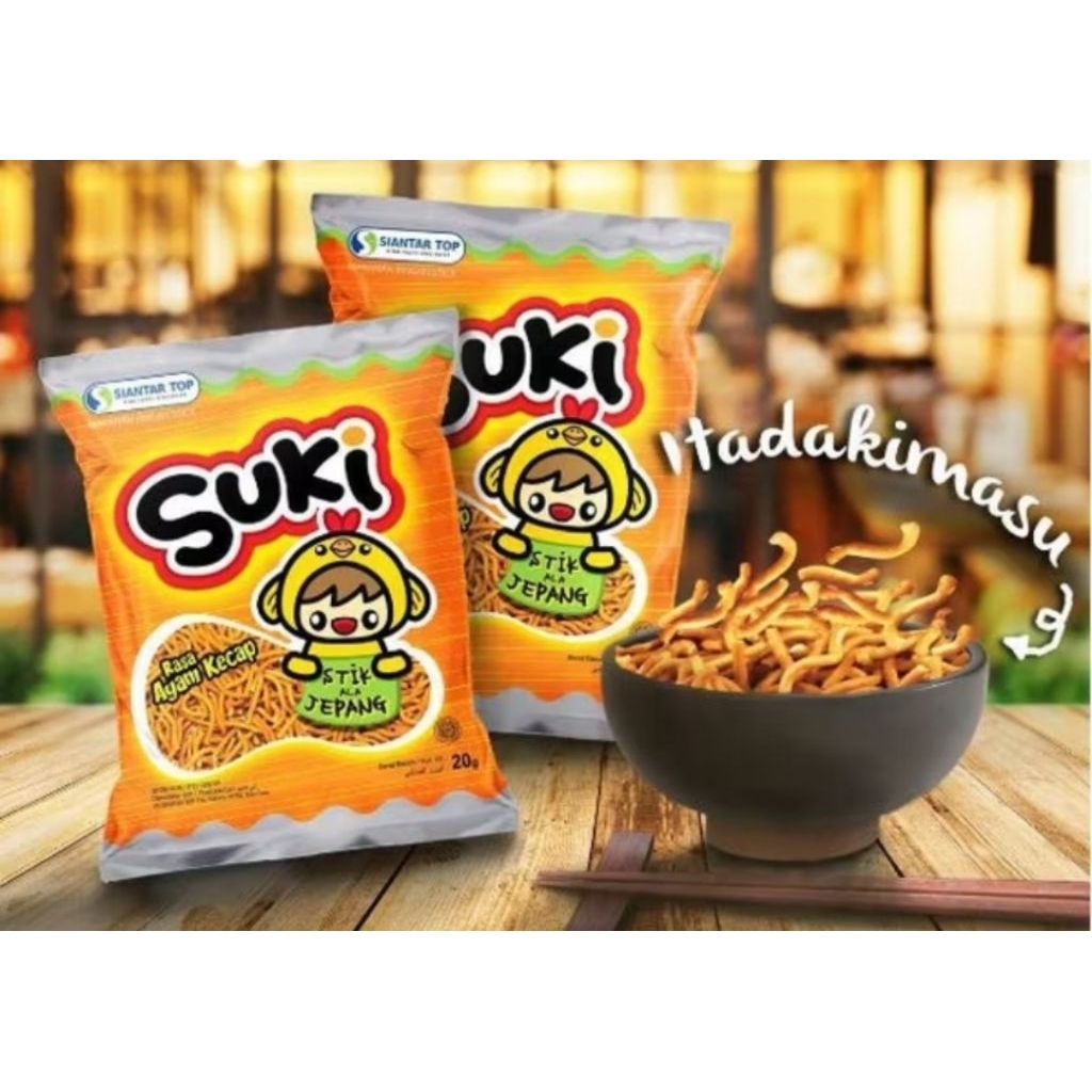 Snack Mie Stik Suki Suki KEMASAN 1PCS YA
