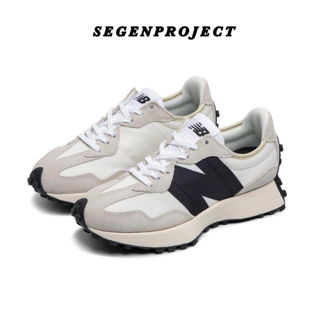 Sneakers New Balance Classic 327 Suede [WS327FE] Sea Salt Black Grey White Original