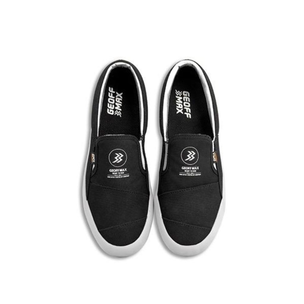 Geoff max Slip On Meery Black White Only 42