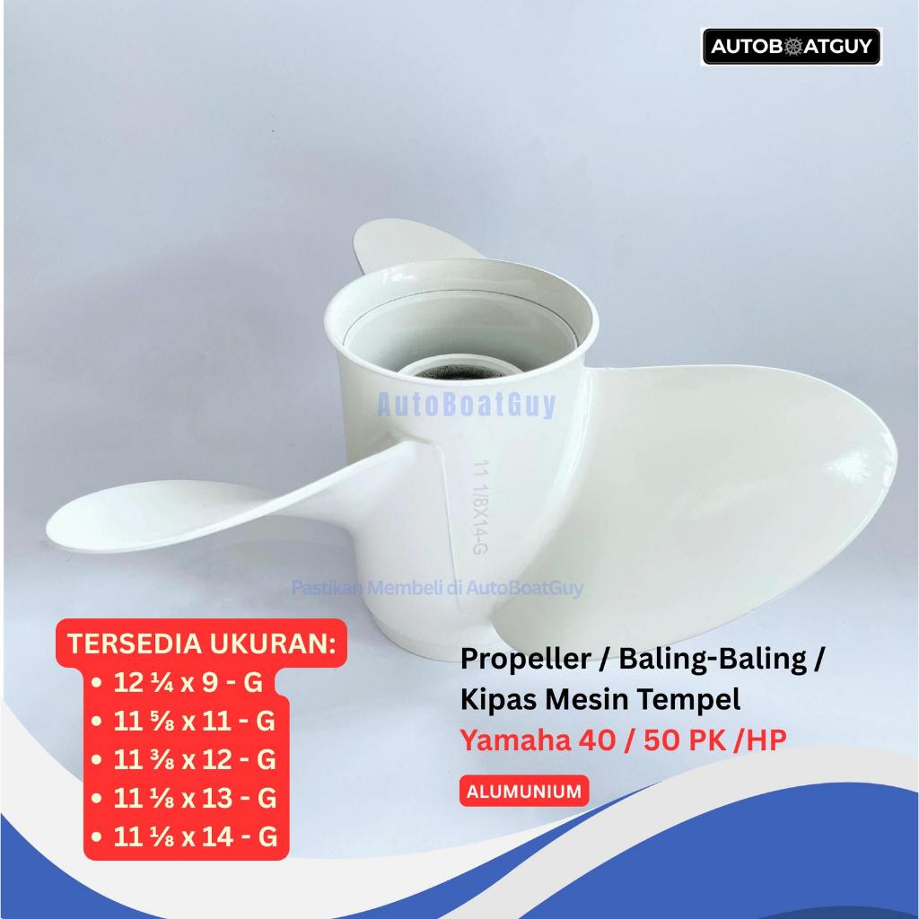 Propeller / Baling-Baling / Kipas Mesin Tempel Yamaha 40 / 50 PK /HP