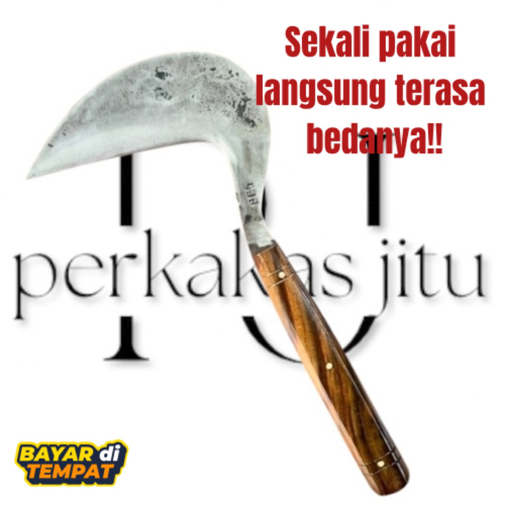 Sabit Rumput Baja Per Asli Tajam Kuat | Sabit Tebas Gulma & Rumput