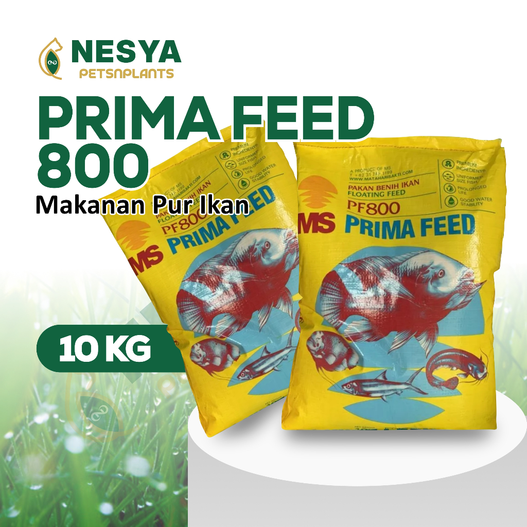 PF 800 Kemasan KARUNG/ZAK 10KG Pelet Benih Ikan