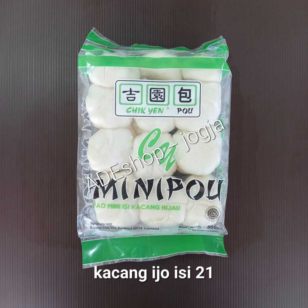 minipao bakpao Chik Yen pao isi 21 rasa kacang ijo 500gr pao bakpao mini mantou roti sepan